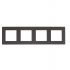 Рамка 4-м Simon24 графит 2400640-038