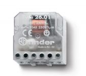 Реле шаговое электромеханич. 1NO 10А 2 состояния AgNi 230В AC монтаж в коробке IP20 FINDER 260182300000 Реле шаговое электромеханич. 1NO 10А 2 состояния AgNi 230В AC монтаж в коробке IP20 FINDER 260182300000