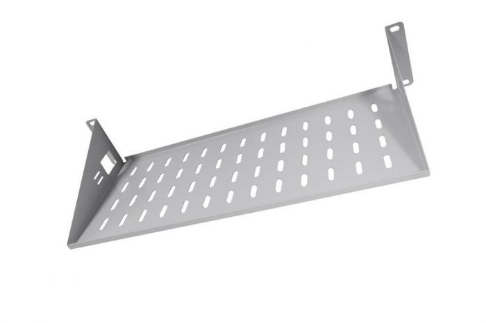 Полка стационарная МС-20 2U нагр. 15кг 19дюйм 200мм сер. ЦМО 892571