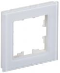 Рамка 1-м BRITE РУ-1-2-БрБ стекло бел. IEK BR-M12-G-K01 Рамка 1-м BRITE РУ-1-2-БрБ стекло бел. IEK BR-M12-G-K01