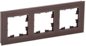 Рамка 3-м BRITE РУ-3-2-БрТБ стекло темн. бронза IEK BR-M32-G-K45 Рамка 3-м BRITE РУ-3-2-БрТБ стекло темн. бронза IEK BR-M32-G-K45