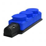 Колодка удлинителя 3-м Компакт 1ф с заглушками каучук син. UNIVersal 3044 Колодка удлинителя 3-м Компакт 1ф с заглушками каучук син. UNIVersal 3044