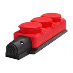 Колодка удлинителя 3-м Компакт 1ф с заглушками каучук красн. UNIVersal 3073 Колодка удлинителя 3-м Компакт 1ф с заглушками каучук красн. UNIVersal 3073