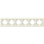 Рамка 6-м Афина универс. сл. кость (ivory) Universal A1043-I Рамка 6-м Афина универс. сл. кость (ivory) Universal A1043-I