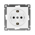 Розетка 1-м СП Афина 16А IP20 с заземл. механизм бел. Universal A0028 Розетка 1-м СП Афина 16А IP20 с заземл. механизм бел. Universal A0028