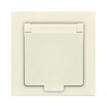 Розетка 1-м СП Афина 16А IP20 с заземл. с крышкой в сборе сл. кость (ivory) Universal A0029-I Розетка 1-м СП Афина 16А IP20 с заземл. с крышкой в сборе сл. кость (ivory) Universal A0029-I