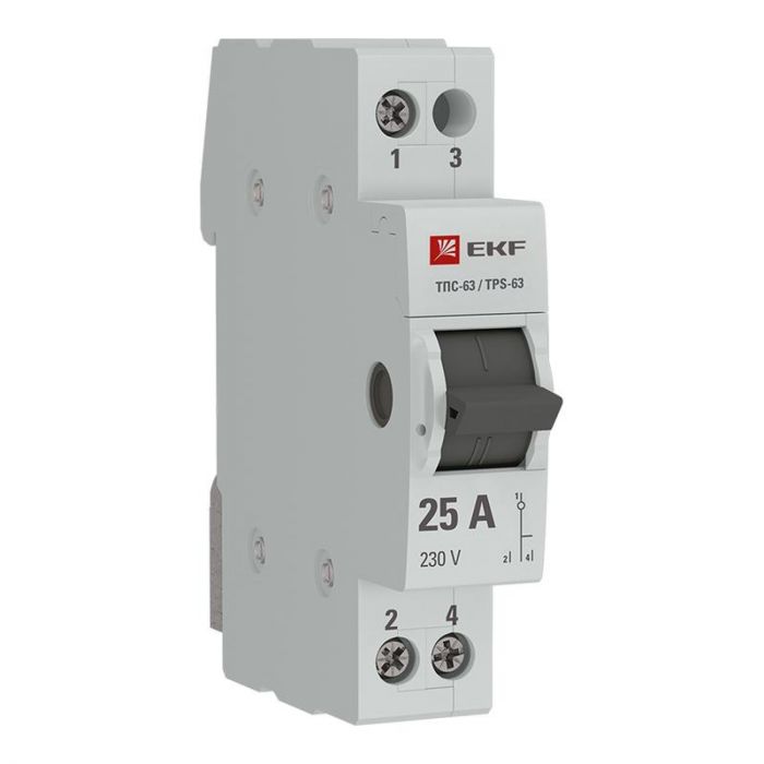 Переключатель трехпозиционный ТПС-63 1P 25А PROxima EKF TPS125