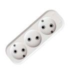 Колодка удлинителя 3-м без заземл. АБС-пластик UNIVersal E203 Колодка удлинителя 3-м без заземл. АБС-пластик UNIVersal E203