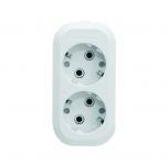 Колодка удлинителя 2-м с заземл. АБС-пластик UNIVersal E302 Колодка удлинителя 2-м с заземл. АБС-пластик UNIVersal E302