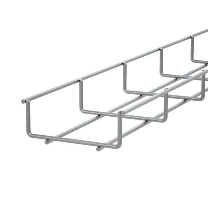 Лоток проволочный 100х35 L3000 сталь 4мм PL35-100-3000 оцинк. КМ LO0650