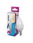 Лампа светодиодная 7.5Вт свеча 3000К тепл. бел. E14 220В КОСМОС LkecLED7.5wCNE1430
