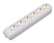 Колодка удлинителя 6-м с заземл. защ. шторки Makel N6210000 Колодка удлинителя 6-м с заземл. защ. шторки Makel N6210000