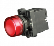 Лампа сигнальная в пластиковом корпусе LED 220В зеленая Лампа сигнальная в пластиковом корпусе LED 220В зеленая