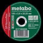 Круг отрезной SP-Novoflex 125х2.0х22.23мм RU нерж. Metabo 617163000 Круг отрезной SP-Novoflex 125х2.0х22.23мм RU нерж. Metabo 617163000