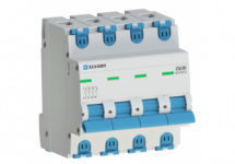 Автоматический выключатель  Z606 4Р C10 6кА ELVERT