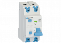 Автоматический выключатель дифф.тока D06 2р B10 30 мА электрон. тип АС ELVERT Автоматический выключатель дифф.тока D06 2р B10 30 мА электрон. тип АС ELVERT