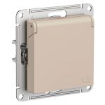 Розетка AtlasDesign 16А IP20 с заземл. защ. шторки с крышкой механизм песочн. SE ATN001246 Розетка AtlasDesign 16А IP20 с заземл. защ. шторки с крышкой механизм песочн. SE ATN001246