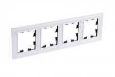Рамка 4-м AtlasDesign Nature стекло бел. SE ATN320104 Рамка 4-м AtlasDesign Nature стекло бел. SE ATN320104