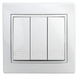 Выключатель 3-кл. СП Plano 10А IP20 1-106-01 250В бел. Intro Б0027605 Выключатель 3-кл. СП Plano 10А IP20 1-106-01 250В бел. Intro Б0027605