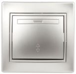 Переключатель 1-кл. СП Plano 10А IP20 1-103-03 250В алюм. Intro Б0030038 Переключатель 1-кл. СП Plano 10А IP20 1-103-03 250В алюм. Intro Б0030038