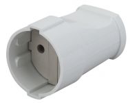 Розетка кабельная без заземл. прямая 10А бел. Rx1-W ЭРА Б0039680 Розетка кабельная без заземл. прямая 10А бел. Rx1-W ЭРА Б0039680