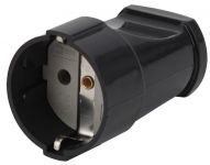 Розетка кабельная с заземл. прямая 16А черн. Rx2-B ЭРА Б0039683 Розетка кабельная с заземл. прямая 16А черн. Rx2-B ЭРА Б0039683