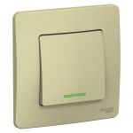 Выключатель 1-кл. СП Blanca 10А IP20 (сх. 1) 250В с подсветкой беж. SE BLNVS010117 Выключатель 1-кл. СП Blanca 10А IP20 (сх. 1) 250В с подсветкой беж. SE BLNVS010117