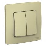Выключатель 2-кл. СП Blanca 10А IP20 (сх. 5) 250В беж. SE BLNVS010507 Выключатель 2-кл. СП Blanca 10А IP20 (сх. 5) 250В беж. SE BLNVS010507