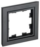 Рамка 1-м BRITE РУ-1-БрЧ черн. IEK BR-M12-K02 Рамка 1-м BRITE РУ-1-БрЧ черн. IEK BR-M12-K02