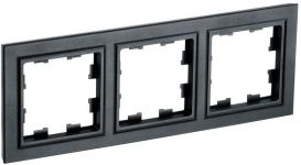 Рамка 3-м BRITE РУ-3-БрЧ черн. IEK BR-M32-K02 Рамка 3-м BRITE РУ-3-БрЧ черн. IEK BR-M32-K02
