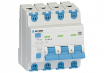 Автоматический выключатель дифф.тока D06 4р B06 30 мА электрон. тип АС ELVERT Автоматический выключатель дифф.тока D06 4р B06 30 мА электрон. тип АС ELVERT