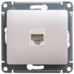 Розетка компьютерная 1-м Glossa RJ45 кат.5E механизм перламутр. SE GSL000681K Розетка компьютерная 1-м Glossa RJ45 кат.5E механизм перламутр. SE GSL000681K