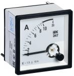 Амперметр Э47 72х72мм 10А кл. точн. 1.5 IEK IPA10-6-0010-E Амперметр Э47 72х72мм 10А кл. точн. 1.5 IEK IPA10-6-0010-E