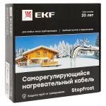 Кабель нагревательный саморег. 17Вт/м для обогрева трубопроводов StopFrost 10м EKF SF-17-10 Кабель нагревательный саморег. 17Вт/м для обогрева трубопроводов StopFrost 10м EKF SF-17-10